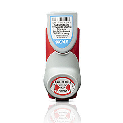 Budesonide Formoterol Furnarate Dhydrate Aerosol Inhaler 160/4.5 mcg for COPD & Asthma (RX)