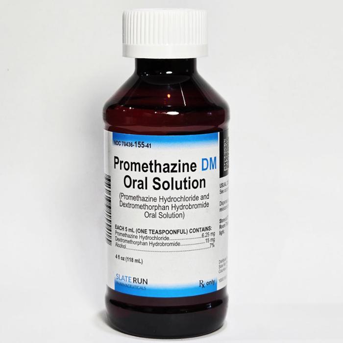 Promethazine DM Oral Solution 6.25 mg-15 mg/5 mL by Slate Run 437 mL (Rx)