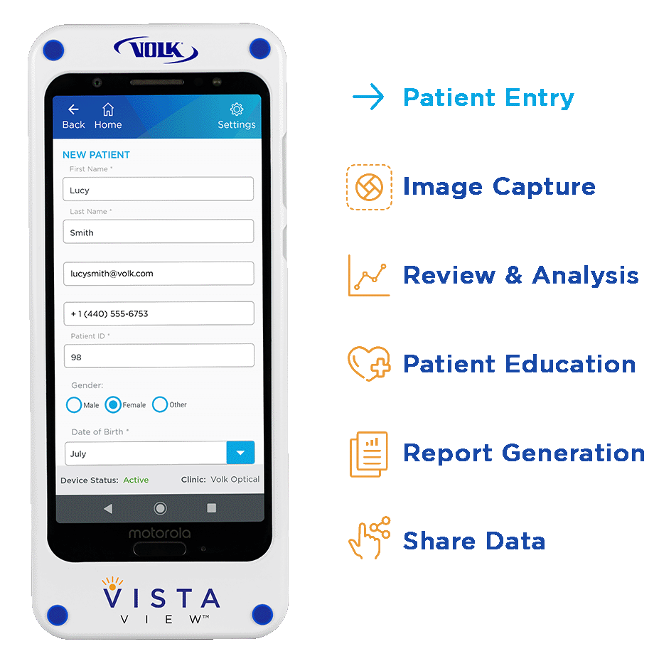 VistaView™ Mydriatic Portable Fundus Camera