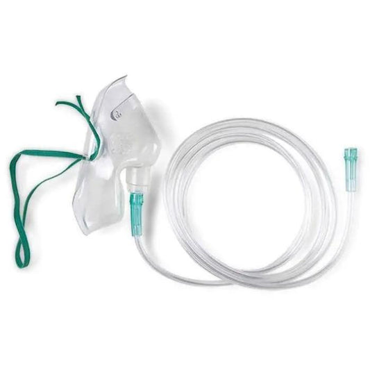 Oxygen Mask, Adult with 7 foot Tubing