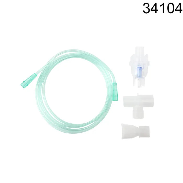 Nebulizer Mouthpiece with Tee Adapter and 7 Foot Tubing