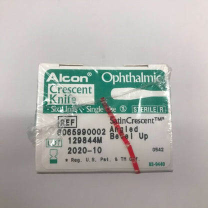 ALCON SatlinCrescent Ophthalmic Crescent Knife, Angled Bevel Up (Box Of 6) (X)