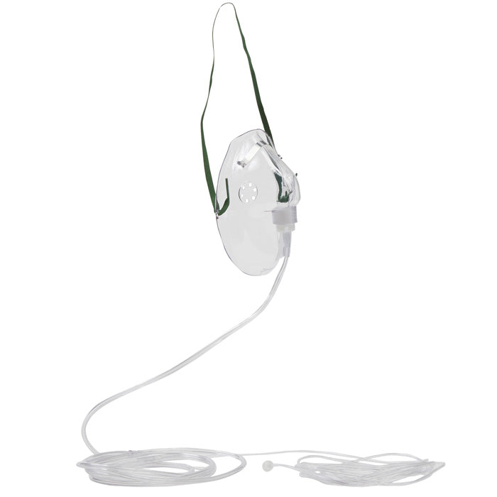 Adult Oxygen Mask with 7 Foot tubing Elongated