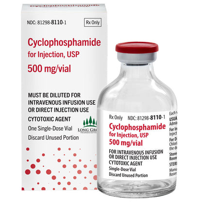 Cyclophosphamide Injection 500 mg Single-Dose Vial by Long Grove (RX)
