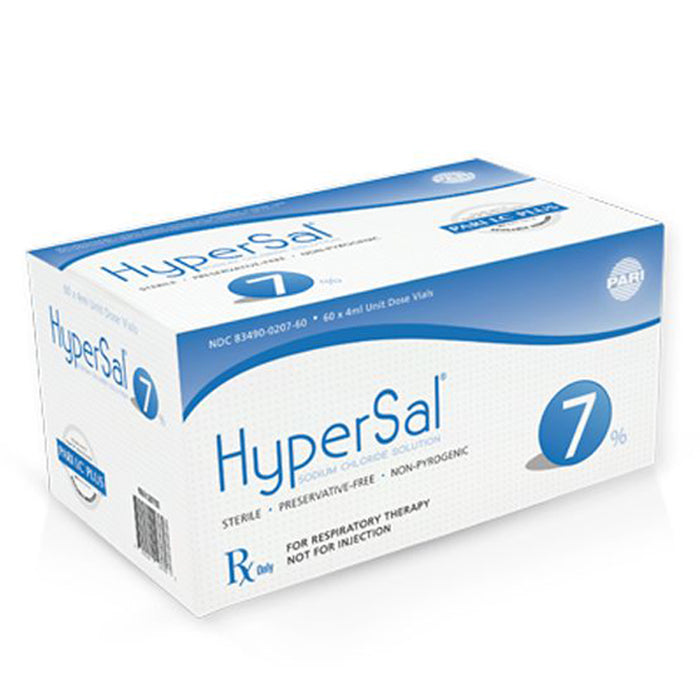 HyperSal Respiratory Therapy Solution Sodium Chloride 7% for Inhalation with PARI LC Plus Reusable Nebulizer (Rx)
