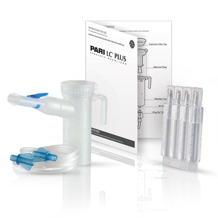HyperSal Respiratory Therapy Solution Sodium Chloride 7% for Inhalation with PARI LC Plus Reusable Nebulizer (Rx)