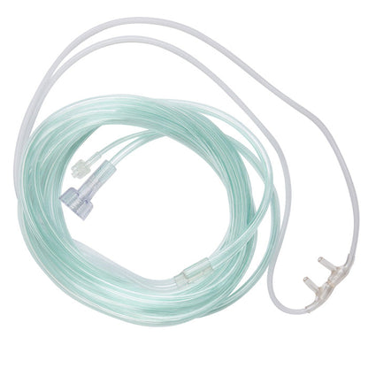 Nasal Cannula ETCO2 Sampling Simultaneous O2 CO2 & O2 Lines, 3 Channel Safety Tubing 10 Length