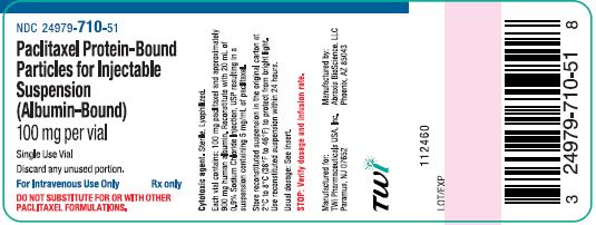 Paclitaxel Protein-Bound Particle Injectable Suspension (Albumin-Bound) 100 mg