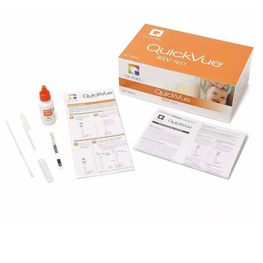 Quidel Quickvue RSV Rapid Testing Kit Respiratory Syncytial Virus (RSV) 20 Test Per Box