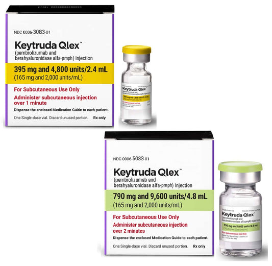 Keytruda Qlex (pembrolizumab and berahyaluronidase alfa-pmph, Merck) 790mg