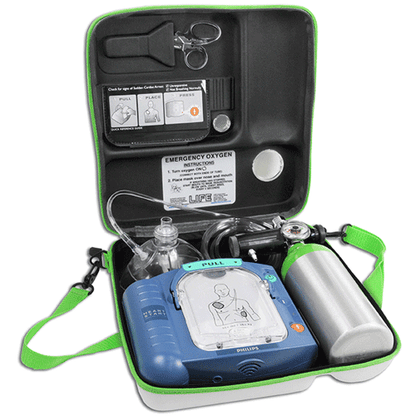 LIFE StartSystem Portable Emergency Oxygen Tank with Wall Mount Case
