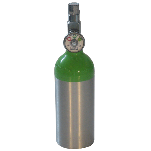 LIFE StartSystem Portable Emergency Oxygen Tank with Wall Mount Case