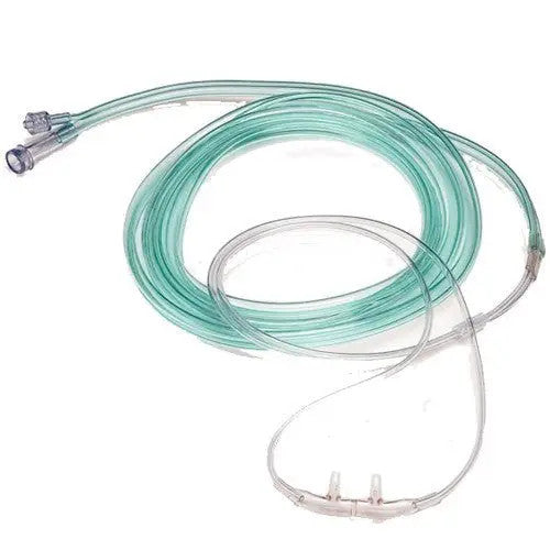 Nasal Cannula ETCO2 Sampling Simultaneous O2 CO2 & O2 Lines, 3 Channel Safety Tubing 10 Length