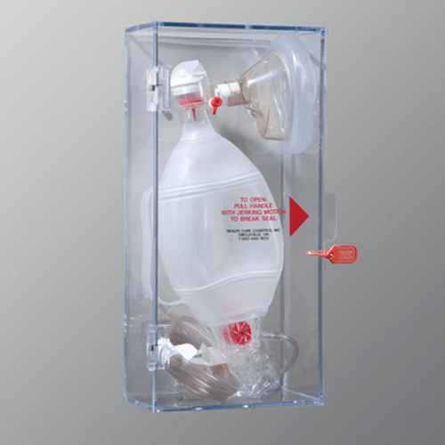 Quick-Access Resuscitation Bag Wall Mounted Holder