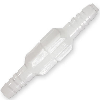 Kink-Free Swivel Oxygen Tubing Connector w/ Security Clip, White