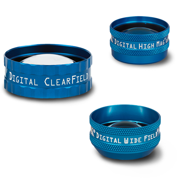 Digital Lens Series Set of 3 – Includes Digital Clear Field, Digital High Mag, and Digital Wide Field with Multi Lens Case
