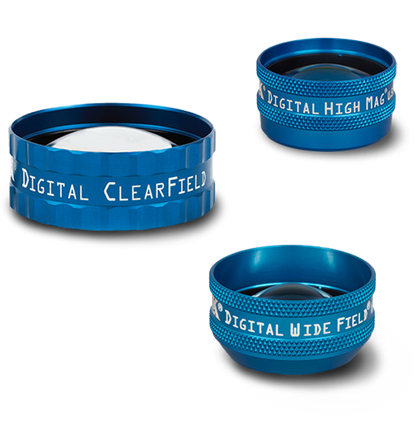 Digital Lens Series Set of 3 – Includes Digital Clear Field, Digital High Mag, and Digital Wide Field with Multi Lens Case