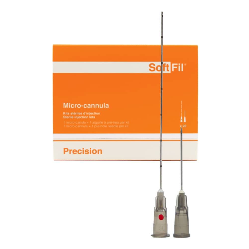 SoftFil Precision Blunt Dermal Filling Micro Cannula - Box of 20