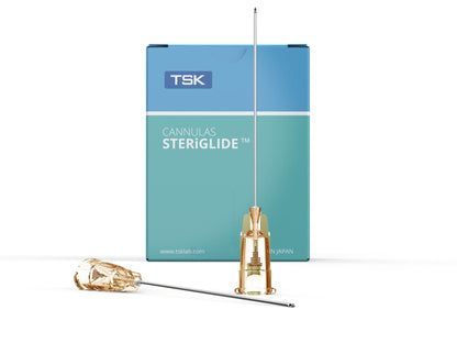 TSK Steriglide Premium Aesthetic Dermal Filling Cannulas - Box of 20