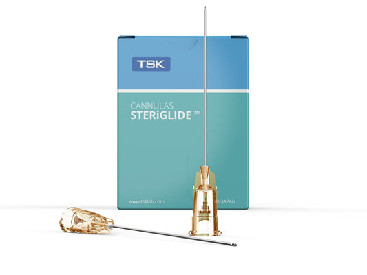 TSK Steriglide Premium Aesthetic Dermal Filling Cannulas - Box of 20