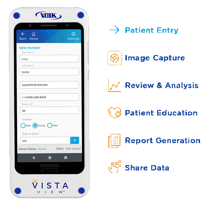 VistaView™ Mydriatic Portable Fundus Camera
