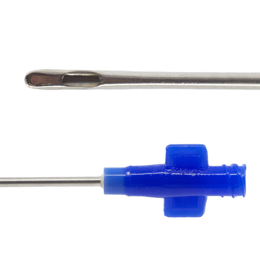 Aesthetic Group (Inex) Fat Injecting Cannula - Single Use -  One Hole Type II Injector Spatula Tip