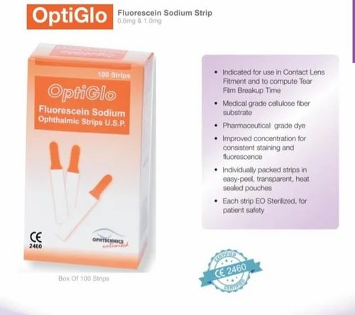 Optiglo Fluorescein Sodium Strip