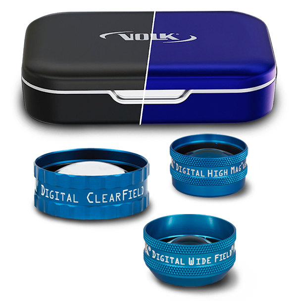 Digital Lens Series Set of 3 – Includes Digital Clear Field, Digital High Mag, and Digital Wide Field with Multi Lens Case