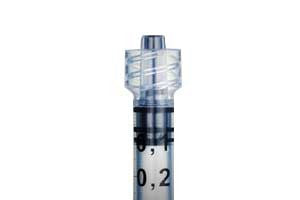 B. Braun 1ml Dose Saver Luer Lock Syringe