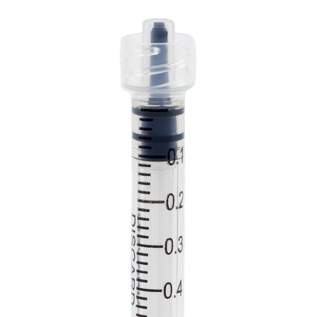 Precise Medical Supplies 1ml Low Dead Space Luer Lock Syringe